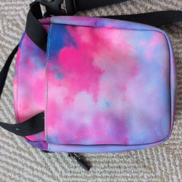 Herschel Supply Company Pink Blue Dreamy Tye Dye Mini Canvas Crossbody Bag - Picture 4 of 8